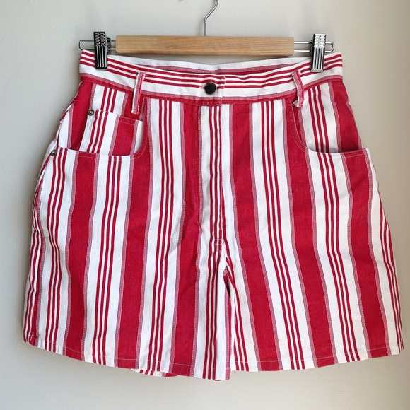 VINTAGE Razz Candy Stripe Canada Shorts - Picture 2 of 5